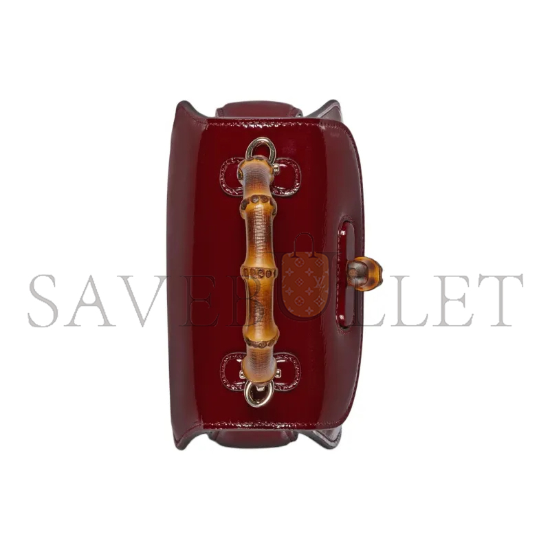 G*u*i bamboo 1947 mini python bag 786482 (17*12*7.5cm)